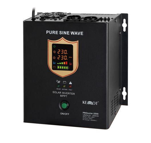 Nepārtrauktās barošanas avots (UPS) 1800W 24V/230Vac sinusa, PROsolar-1800 URZ3419 5901890030267