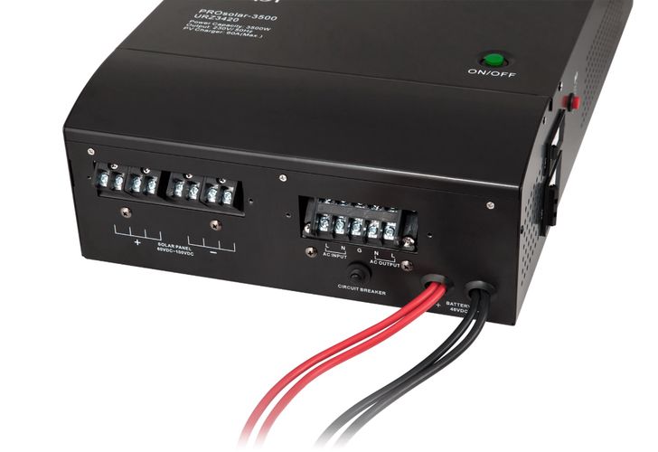 3500W DC/AC sinusoidālais pārveidotājs 48V/230V saules baterija URZ3420