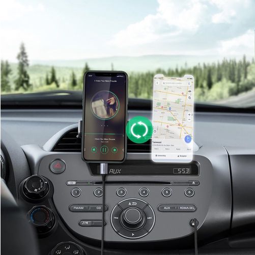 Kabelis IP Lightning male - 3,5 mm male Aux 1 m US315 UGREEN UGREEN/70509 6957303875092