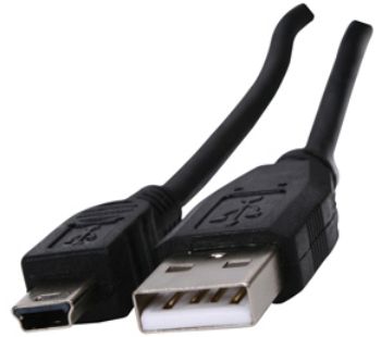 Kabelis USB A-mini USB 5PM 1.5m USB-AM5PM-1M5 4040849507670