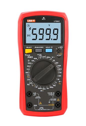 Digitālais multimetrs; LCD;(6000); VDC: 0.1÷600mV,6V,60V,600V,1kV UT890C 6935750589113