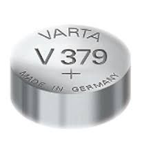Sudraba oksīda baterija V379 (SR63, V379, SR521SW) 1.55V 14mAh Varta V379 4008496245949; 4008496273508