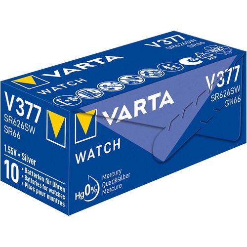 Silver-Oxide Battery SR66 1.55 V 27 mAh 1-Pack VARTA-V377 4008496245932