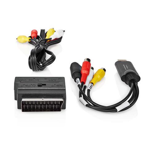 Video konvertors (analogs uz digitālo) SCART/RCA/S-Video - USB 2.0 VGRRU101BK 5412810401048
