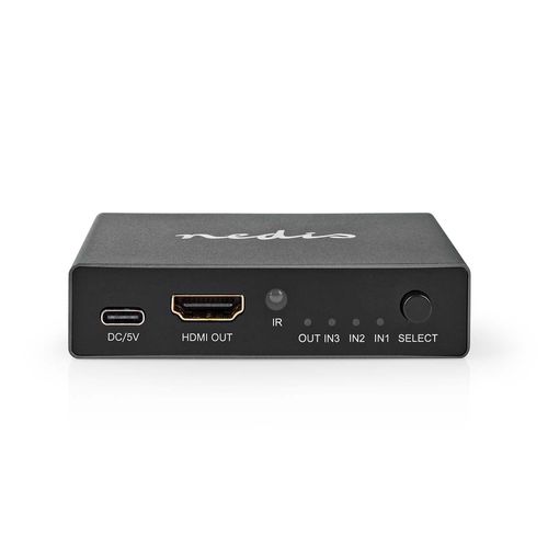 HDMI™ Switch | 3 port(s) | 3x HDMI™ Input | 1x HDMI™ Output | 8K@60Hz | 45 Gbps | Remote controlled | Aluminium | Anthracite VSWI3493AT 5412810410736