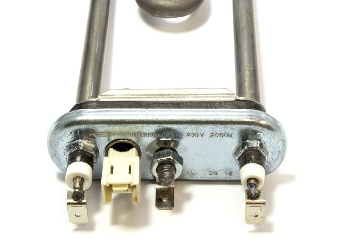 Sildelements 2050W 245mm, ar devēju šauriem kontaktiem, WHIRLPOOL W1-06166/WH 4772081008904; 8014025367231