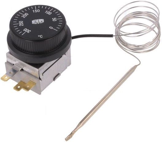 Termostats 50-300°C, ΔT=10°C 900mm 3kont. APAR W4-41359/3K