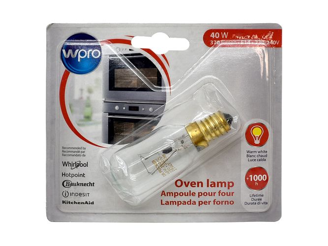 Cepešplīts spuldze 40W, 230V, 300°C, E14 L=74mm W4-44054/TR 8015250588491