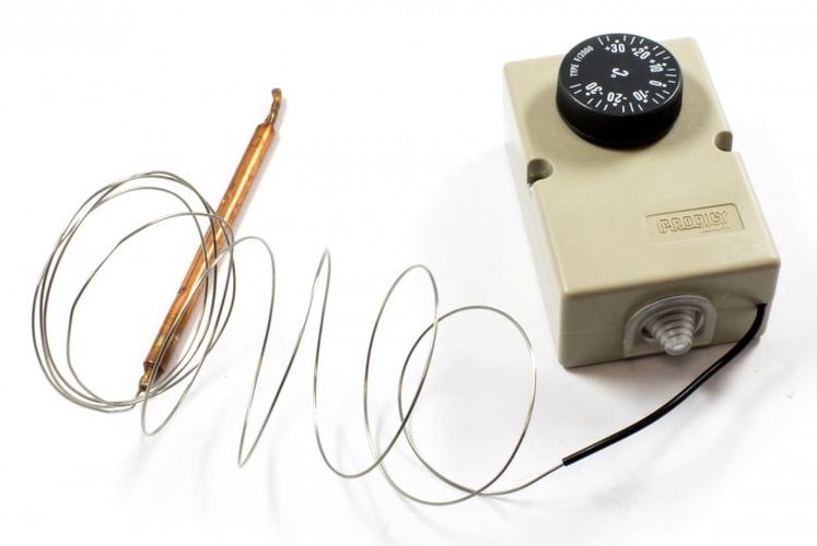 Termostats ar korpusu un kapilāru 1000mm -30°C+30°C W5-30521/K