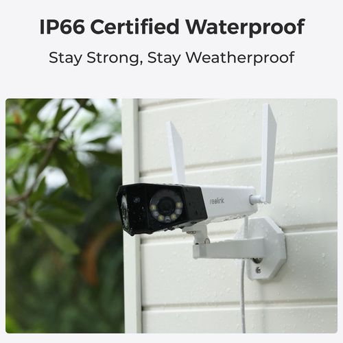 Bezvadu Wi-Fi kamera ar dubulto objektīvu, Duo Series W730, 8MP 4K, IP66, 2,4GHZ + 5GHz, MicroSD līdz 256GB W730 6975253982172; 6976930224264