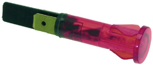 Signālspuldze sarkana 230V 120°C  10mm caurumam W8-12333/RE