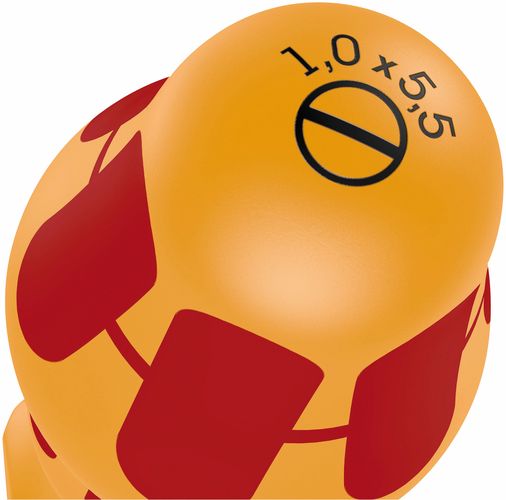 1060 i VDE izolēts Kraftform rievotais skrūvgriezis 1,0x5,5x125mm 051587 Wera WER/051587 4013288222299