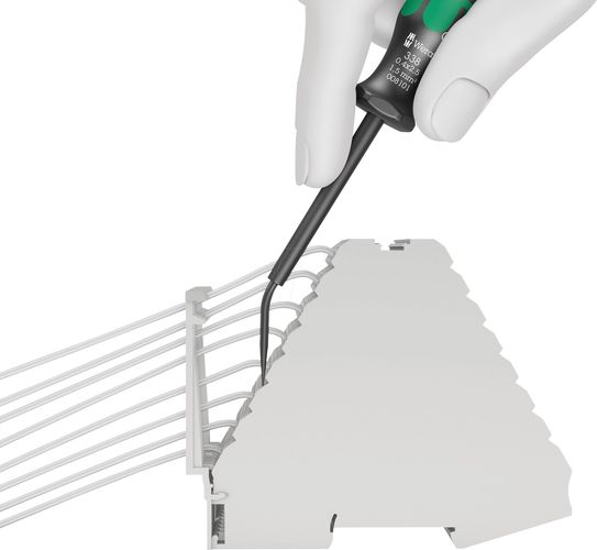 338 Instruments spaiļu bloku (atsperu būrīšu) iedarbināšanai 0,4x2,5x81mm 008101 Wera WER/008101