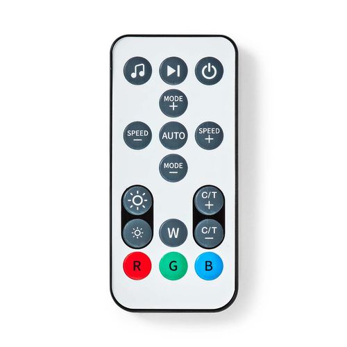 Viedās led lentes komplekts, IR pults un savienojams ar Wi-Fi,  24V, 32W, 5m, 192lm/m, RGB, mitrumizturīgs IP65, Nedis Smart Life WIFILN51CRGB 5412810335084