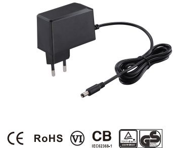 Barošanas bloks 12V 18W 1,5A, 5,5x2.1mm YS16V-1201500