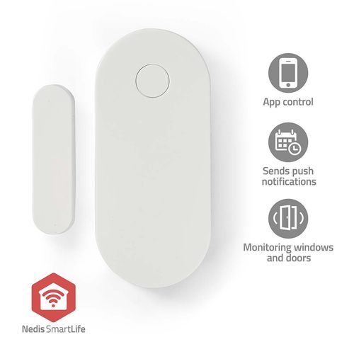SmartLife Door Window Sensor | Zigbee 3.0 | Battery Powered | Android™ / IOS | White ZBSD10WT 5412810329441