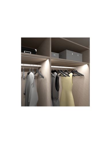 Anodēts aluminija profils LED lentei, ar baltu vāciņu, iegremdējams, leņķisks, ZENOLINE, 2m ZENOLINE-OP-2M-S 5908293400161