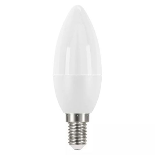 LED Spuldze E14 230V 6W 470lm, sveces formas, silti balta, 2700K, EMOS ZQ3220 8592920045107