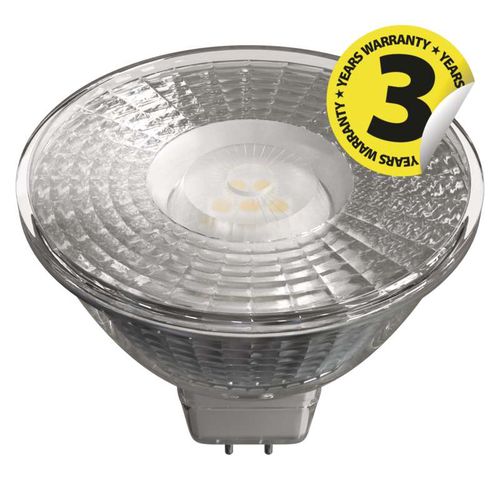 LED spuldze GU5.3 (MR16) 12 V 4,5 W 400 lm, silti balta, EMOS ZQ8433 8592920056110