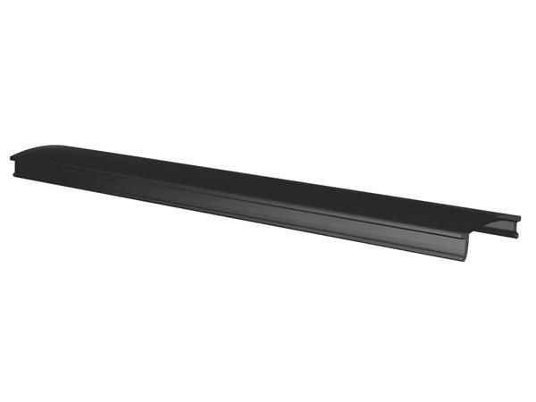 TOP DIFFUSER FOR WALL LED LAMP, SL SERIES - POLYCARBONATE UV-STAB. - 2 m - BLACK FROSTED AB-SL-B2 5410329734046; 5410329734046