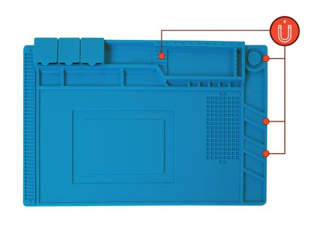 Silikona antistatisks lodēšanas paliktnis AS11 5410329686376