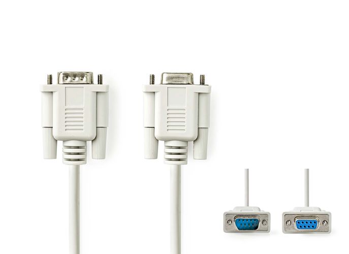 Kabelis DB9:M - DB9:F 1.8 m 1:1 RS232 CABLE-151 4040849502248; 5412810194667; 5412810279562; 5412810421091