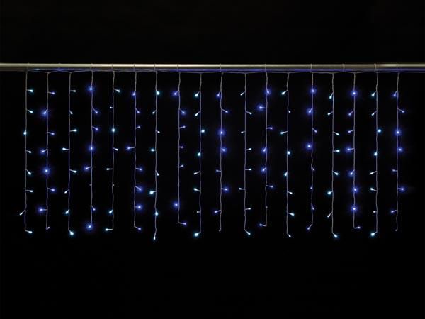 Cascade Light LED - 2 x 0.6 m - 72 white lamps - transparent wire - modulator - 24 V CS-LED-2X0.6-24V-W 5420046507731; 5410329750732