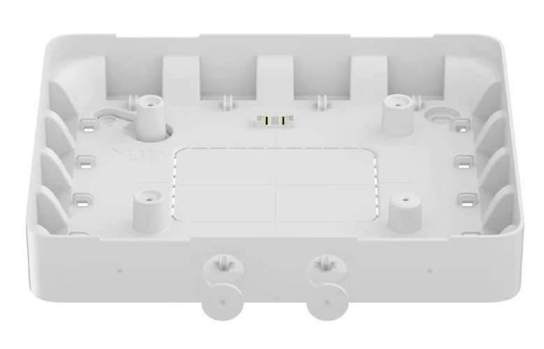 Mounting box Ajax EN54 Glandbox Fire Hub 125717.314.WH (white, plastic) AJAXEN54GLANDFIREB