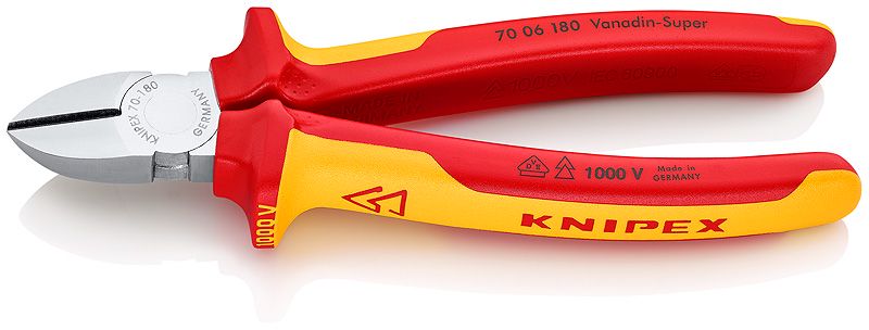 Profesionālās knaibles 7006180 ( 1000 V ) KNIPEX KNIP/7006180 4003773033813