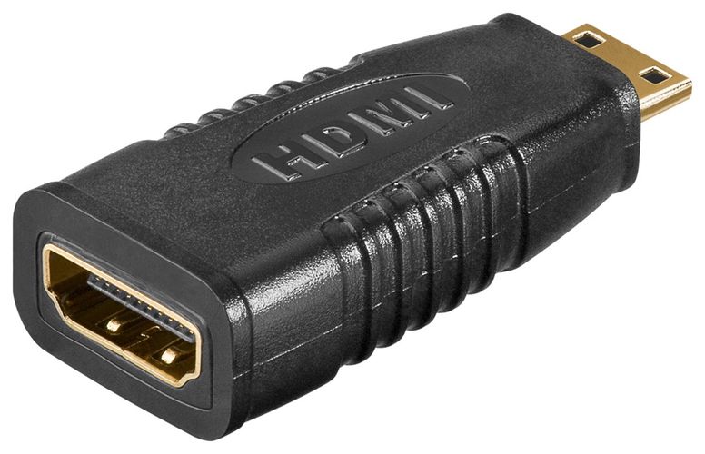 Pāreja HDMI ligzda uz mini HDMI spraudnis AD/HDMI-F:MiniHDMI-M 4040849688416