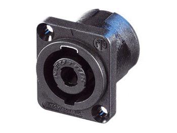 NEUTRIK - SPEAKON MOUNTING PLUG, 4-PIN MALE, BLACK, D-SIZE NL4MPXX 5410329358310