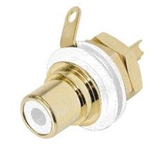 Ligzda RCA korpusā, balta NEUTRIK-REAN NTR-NYS367-9