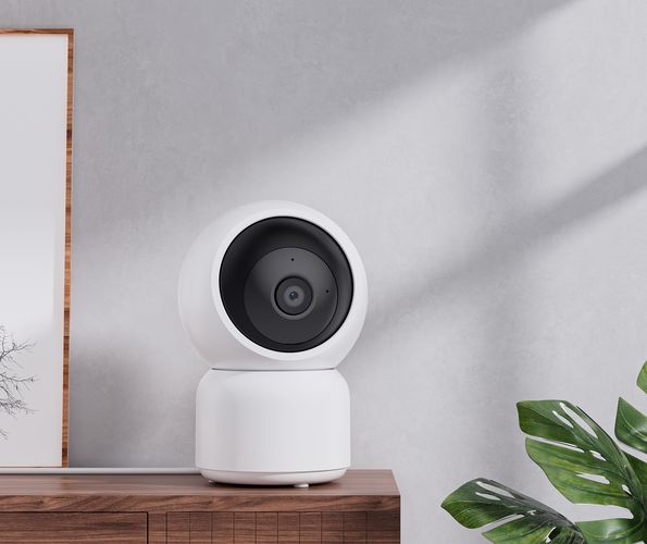 Iekštelpu Full HD viedā PT 360° kamera, 1080P, 5V DC, TUYA / Smart Life R4259 8435606730198