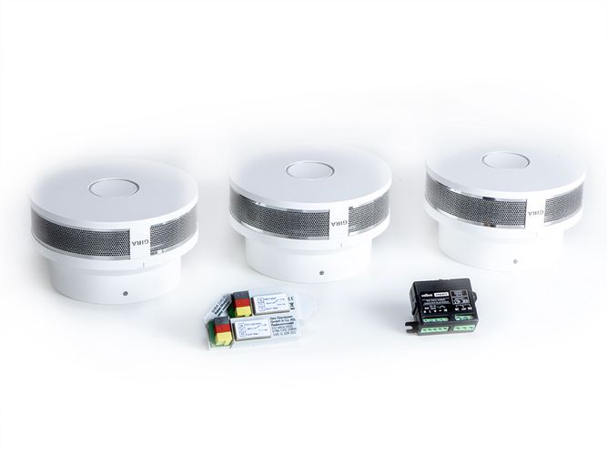 Velbus connected Smoke triple 230V pack SMK230 5410329763480; 5410329763480