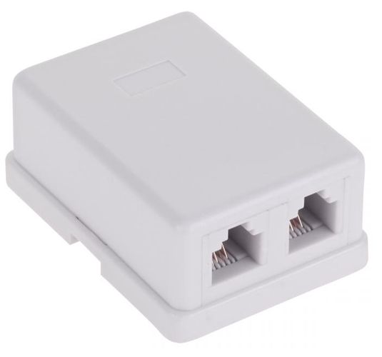 TF rozete virsapmetuma divdaļīga 6P4C RJ11 PN6-4 TF-Rx2V 5900804023098; 5901436715566