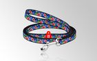 WAUDOG nylon dog leash 20 mm wide, 122 cm long "fig", Waudog 4201000090-3