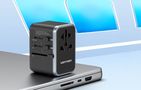 Vention FJFB0 GaN 2xUSB-C 2xUSB-A Universal Travel Adapter 65W (black), Vention FJFB0