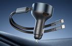 Vention FFOB0 USB-C car charger + USB-C/Lightning 30W cable, Vention FFOB0