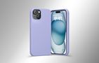 Vention KUFV0-10 Silicone Case for iPhone 15 (purple), Vention KUFV0-10