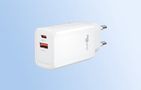 Wall charger XO CE17, 65W, 1x USB-C, 1x USB-A, XO CE17