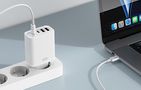 Wall charger XO CE22, 45W, GaN, 2x USB-C, 2x USB-A, XO CE22