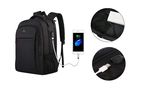 Matein 1007 Black USB 15.6'' laptop travel backpack, Matein 1007