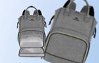 Laptop Backpack / Lunch Bag 15.6'' Matein 1368 USB Grey, Matein 1368