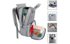 Laptop Backpack / Lunch Bag 15.6'' Matein 1161 USB Grey, Matein 1161