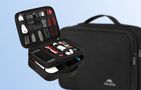 Travel bag with organizer for cables / electronics M Matein 1225 Black, Matein 1225