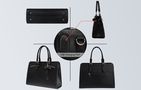 Women's 15.6'' laptop bag with cosmetic case Matein 1310 Black USB, Matein 1310