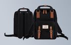 Himawari 188L black and brown 14'' laptop backpack, Himawari 188L-26