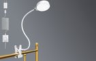 Clip on Reading Light Glocusent GLCSNTBL204 White, Glocusent GLCSNTBL204