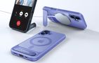 Torras Pstand Series Case for iPhone 16 (Blue), Torras X00FX1934
