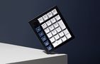 Keychron Q0 Max RGB Wireless Numeric Keyboard, Red Switch (Black) [Q0M-M1]., Keychron Q0M-M1
